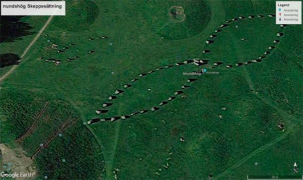 Anundshög, Sweden. (Google Maps)