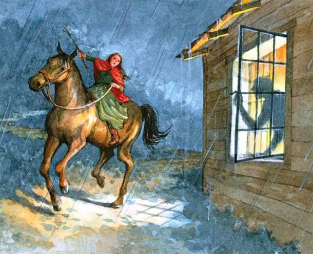 Sybil Ludington’s journey helped to warn the patriots of the British attack. (A Mighty Girl / Facebook)