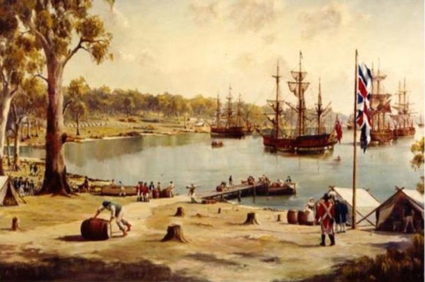 Sydney Cove, First Fleet, 1788, Australia