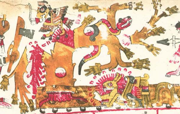 Tamoanchan described in the Codex Borgia. (Public domain)