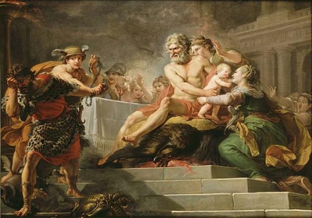 Tantalus’ banquet for the gods. (Public Domain)