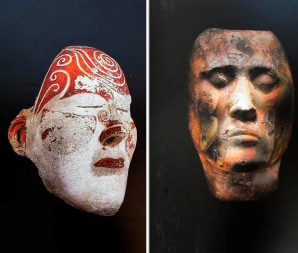 Tashtyk death masks found earlier are held in the State Hermitage Museum in St. Petersburg