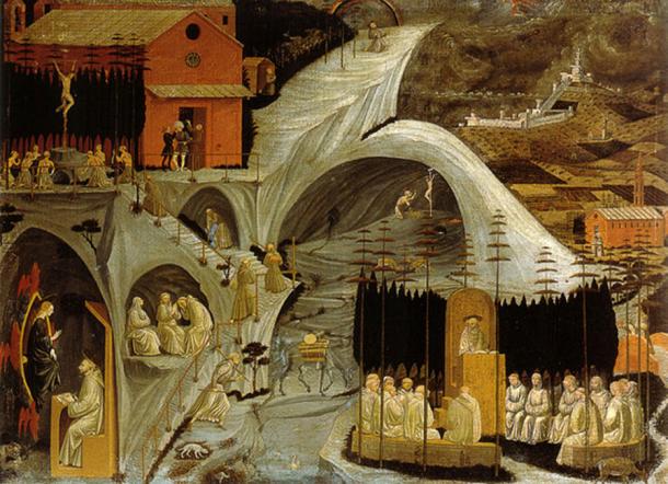 Tebaide, by Paolo Uccello, Galleria dell'Accademia, Firenze. (Public Domain)