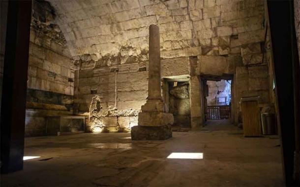 El salón de banquetes de la era del Segundo Templo estará abierto al público como parte del recorrido por los túneles del Muro Occidental debajo de Jerusalén. (Yaniv Berman / Autoridad de Antigüedades de Israel)