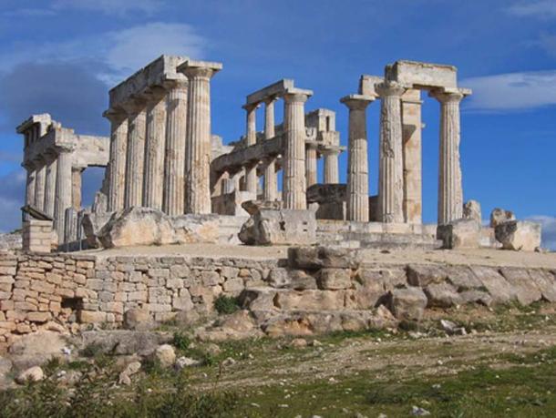 Temple of Aphaia on the island of Aegina near Athens, Greece. (Runner1928/CC BY SA 4.0)