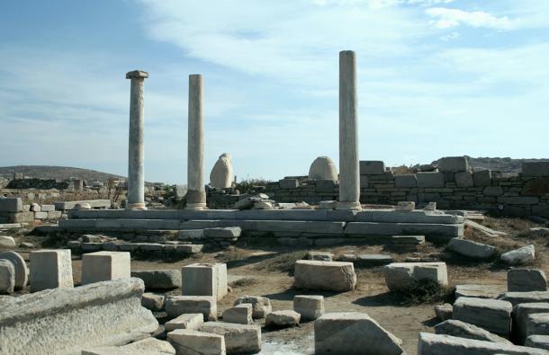The Temple of Artemis on Delos.