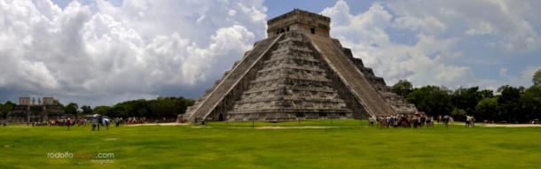 The Temple of Kukulkan, Chichen Itza, Yucatan, Mexico