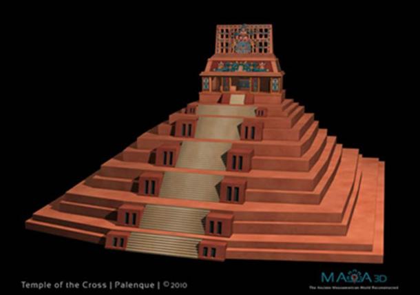 Temple of the Cross. Reconstruction by permission of Maya 3D