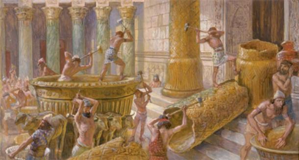  Solomon's Temple was plundered several times. Painting by James Tissot, c. 1900. (Public Domain)