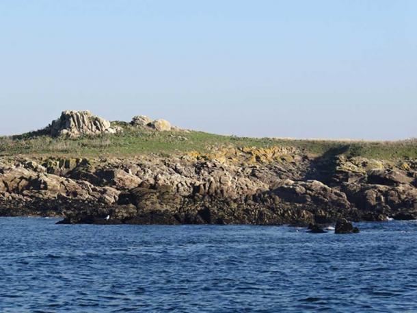 Téviec Island, Brittany, France.