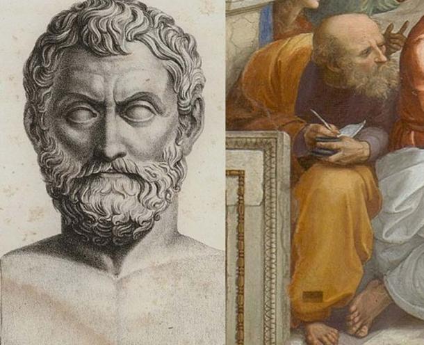 Thales and Anaximander (Unknown Author / Public Domain; Sanzio 01.jpg / Public Domain)