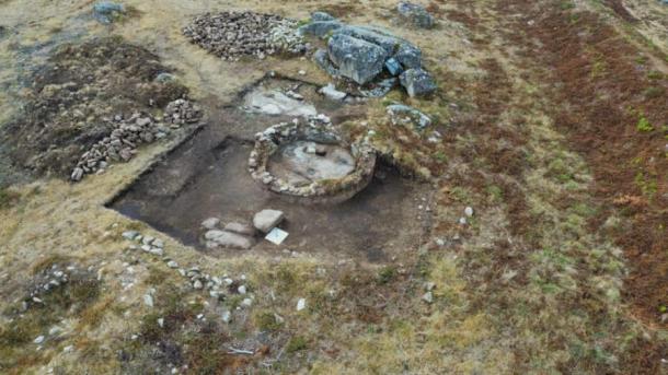 The site under excavation at Castro de San Vicenzo in Plane, Ourense, Spain. (Vive Avión Cultural Association)