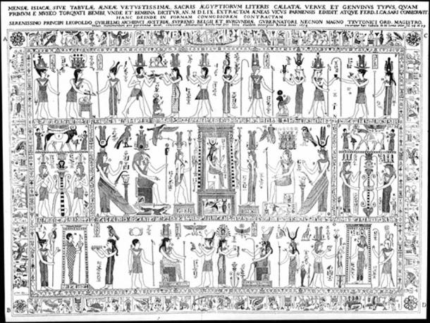 The Bembine Table of Isis. (Public Domain)