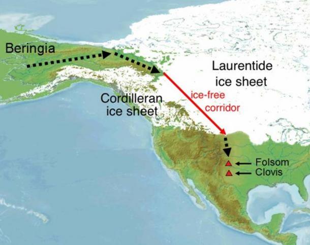 The Beringia (Bering) Land Bridge is the accepted route for the earliest migrations to the Americas.