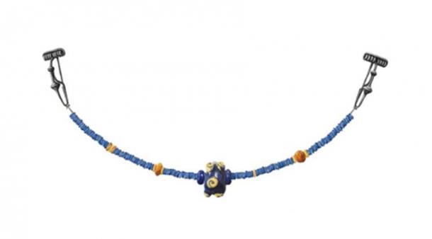 The Celtic the woman’s bead necklace. (Zurich archaeology department)