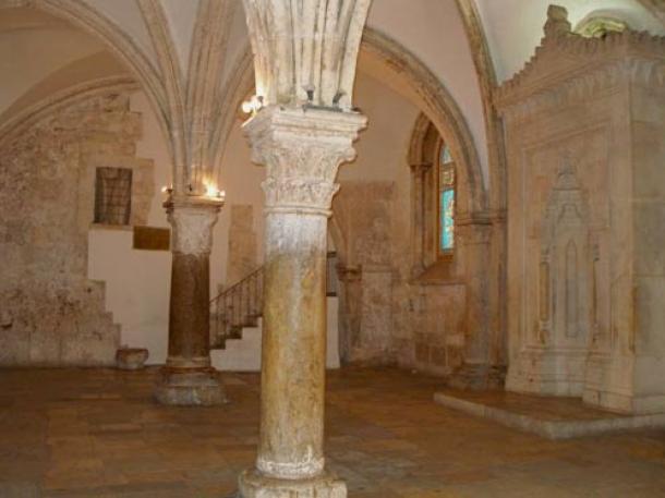 The Cenacle in Jerusalem, claimed to be the location of the Last Supper and Pentecost. (See The Holy Land/CC BY-SA 2.0)