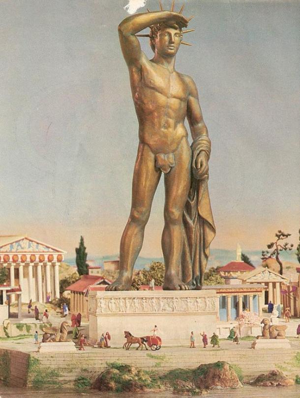 the colossus of rhodes: ancient greek mega statue