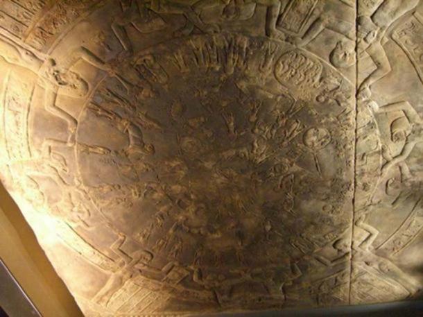 The Dendera Zodiac is an Egyptian astrological calendar, as displayed at the Louvre. ( Public Domain )