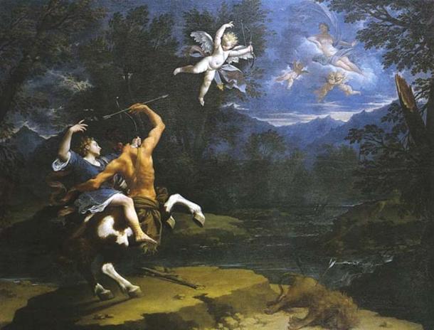 ‘The Education of Achilles by Chiron’ (1714) by Donato Creti. (Public Domain)