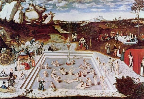The Fountain of Youth, 1546 painting by Lucas Cranach the Elder. ( Public Domain )