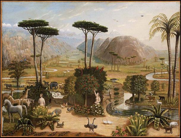 The Garden of Eden by Erastus Salisbury Field 1860