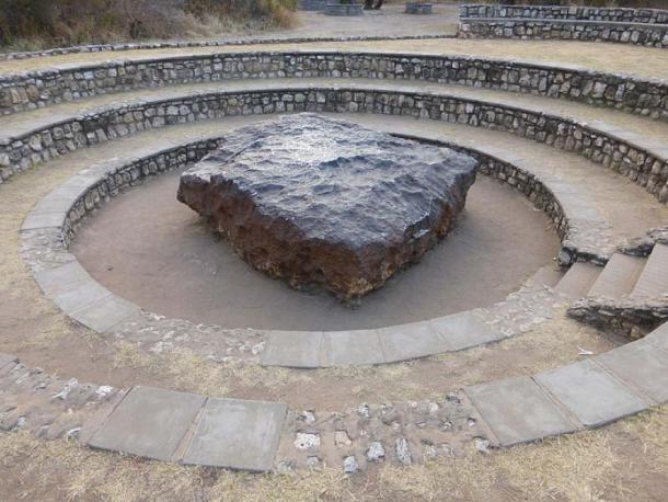 The Hoba meteorite near Grootfontein, Namibia. (Sergio Conti/CC BY SA 2.0)