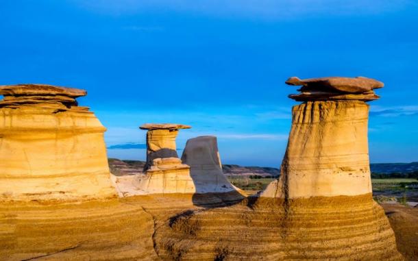 The Hoodoos found in the Badlands