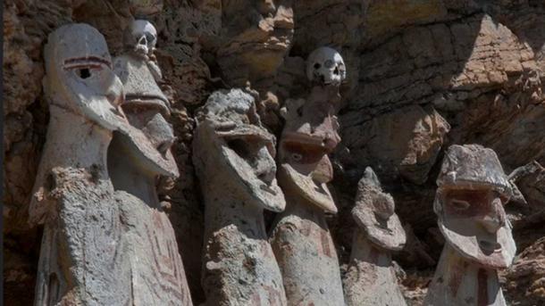 The Karajía Six, Chachapoya sarcophagi. 