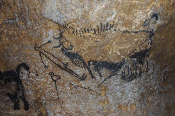 The Lascaux Shaft Scene. (Image courtesy of Alistair Coombs, author supplied)