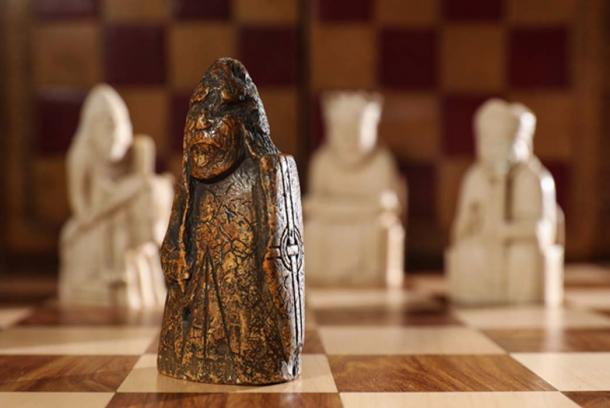 The Lewis Chessmen are very popular, and the pieces are on display in Edinburgh and London. (Courtesy of Sotheby's)