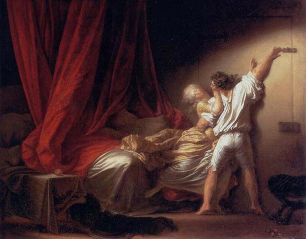The Lock, Jean-Honore Fragonard, circa 1776-9.
