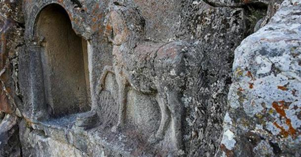 The Lukuyanus Monument in Konya, Turkey. 