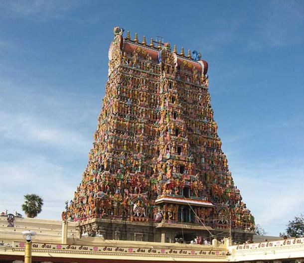 The Meenakshi Amman Temple in Madurai