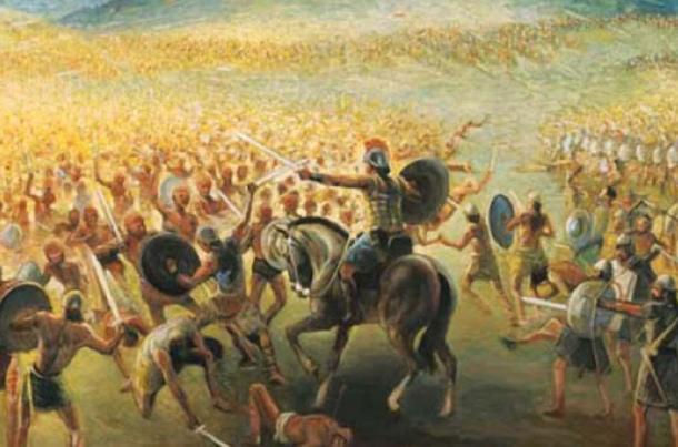 The Nephites and the Lamanites frequently waged war against each other. (Nephicode.com)