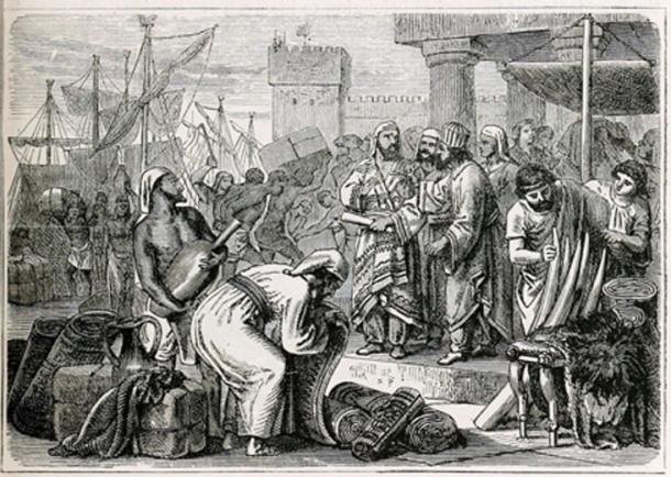 The Phoenicians flourished as marine merchants. (Baddu676 / Public Domain)