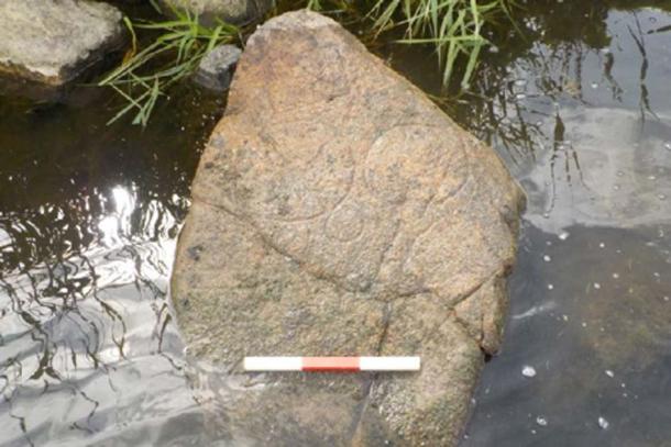 The Pictish symbol stone found by a fisherman at Dyce, Aberdeen. (HES)