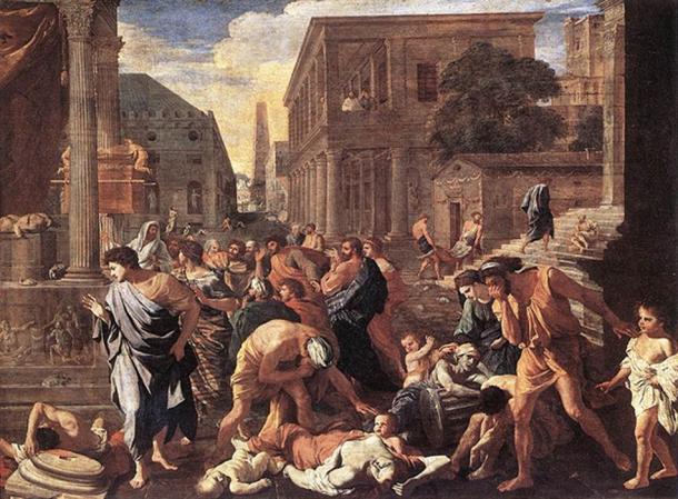 ‘The Plague at Ashdod’ by Nicolas Poussin