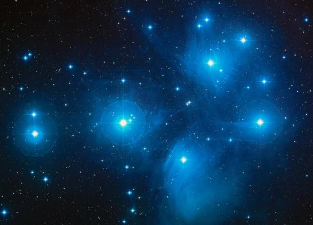 The Pleiades as seen by the Hubble Space Telescope