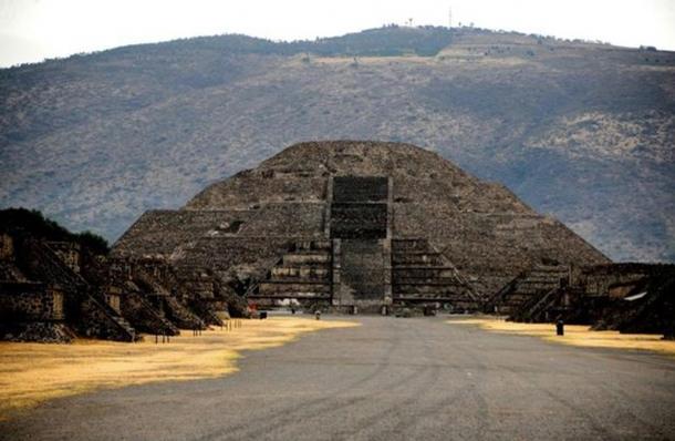 The Pyramid of the Moon where the new tunnel and chamber were discovered.