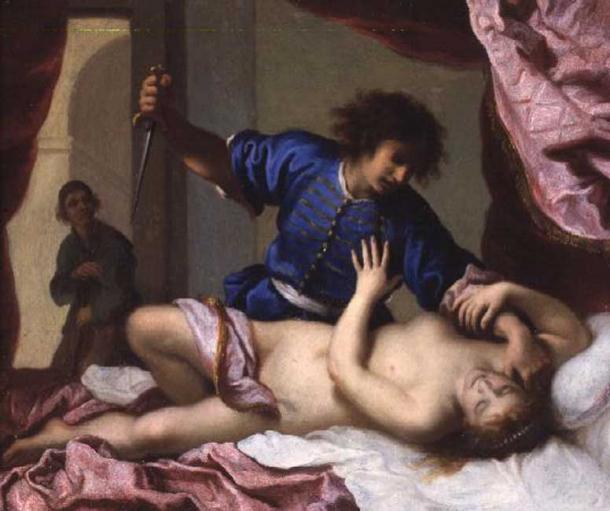 The Rape of Lucretia (by Felice Ficherelli, 17th century)
