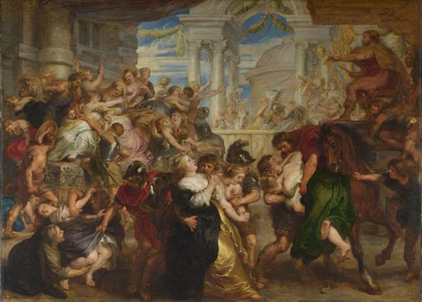 The Rape of the Sabine Women by Peter Paul Rubens (Public domain)