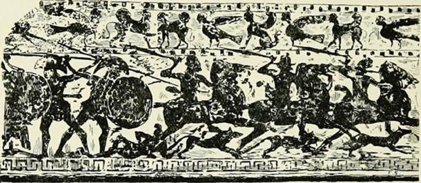 The Romans used dogs in warfare and when the dogs failed to warn of an attack by the Gauls they were put on animal trial. (Fæ / Public Domain)