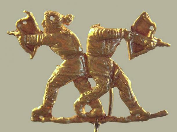 The Sarmatians were a powerful tribal confederation from the Scythian group of peoples. This representation of Scythians shooting with bows was found in the ancient Greek city of Panticapaeum, now in modern Ukraine