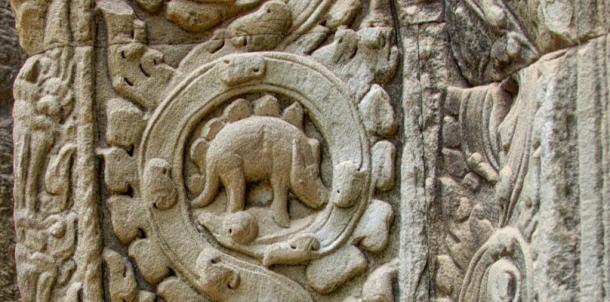 The Ta Prohm ‘dinosaur’. 