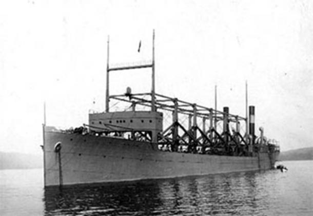 The USS Cyclops (one of the ships that supposedly disappeared in the Bermuda Triangle) in a 1911 photograph.