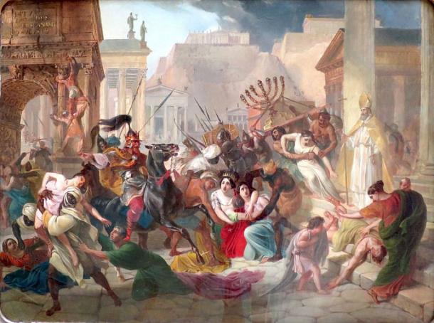 The Vandals sacking Rome (Public Domain)
