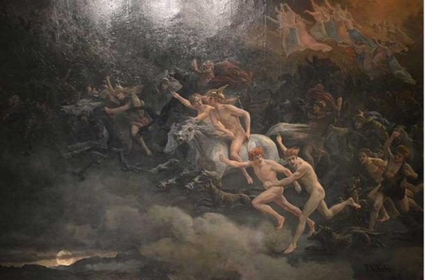 The Wild Hunt of Odin by Peter Nicolai Arbo (1868).