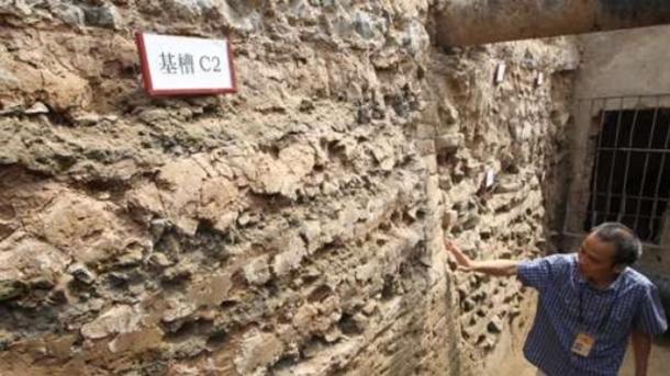 The Yuan foundation has rubble that dates to earlier dynasties.