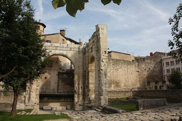 The archaeological site of the Garden of Cybele, Vienne