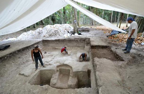 The bath was initially thought to be a tomb, until the complete system was discovered. (Image: W Koszkul / PAP)